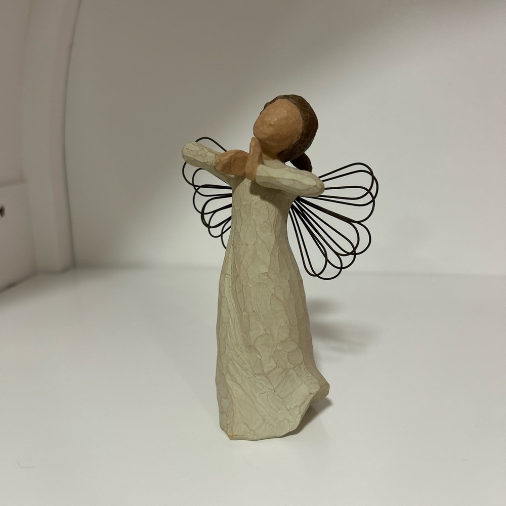 Willow Tree Angel of Happiness Figurine Vintage 2000 Demdaco Susan Lordi girl